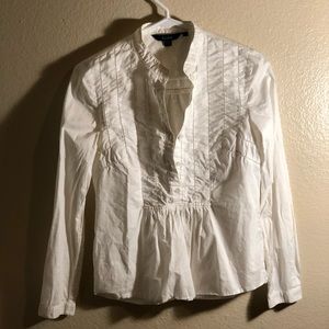 Boden white eyelet blouse
